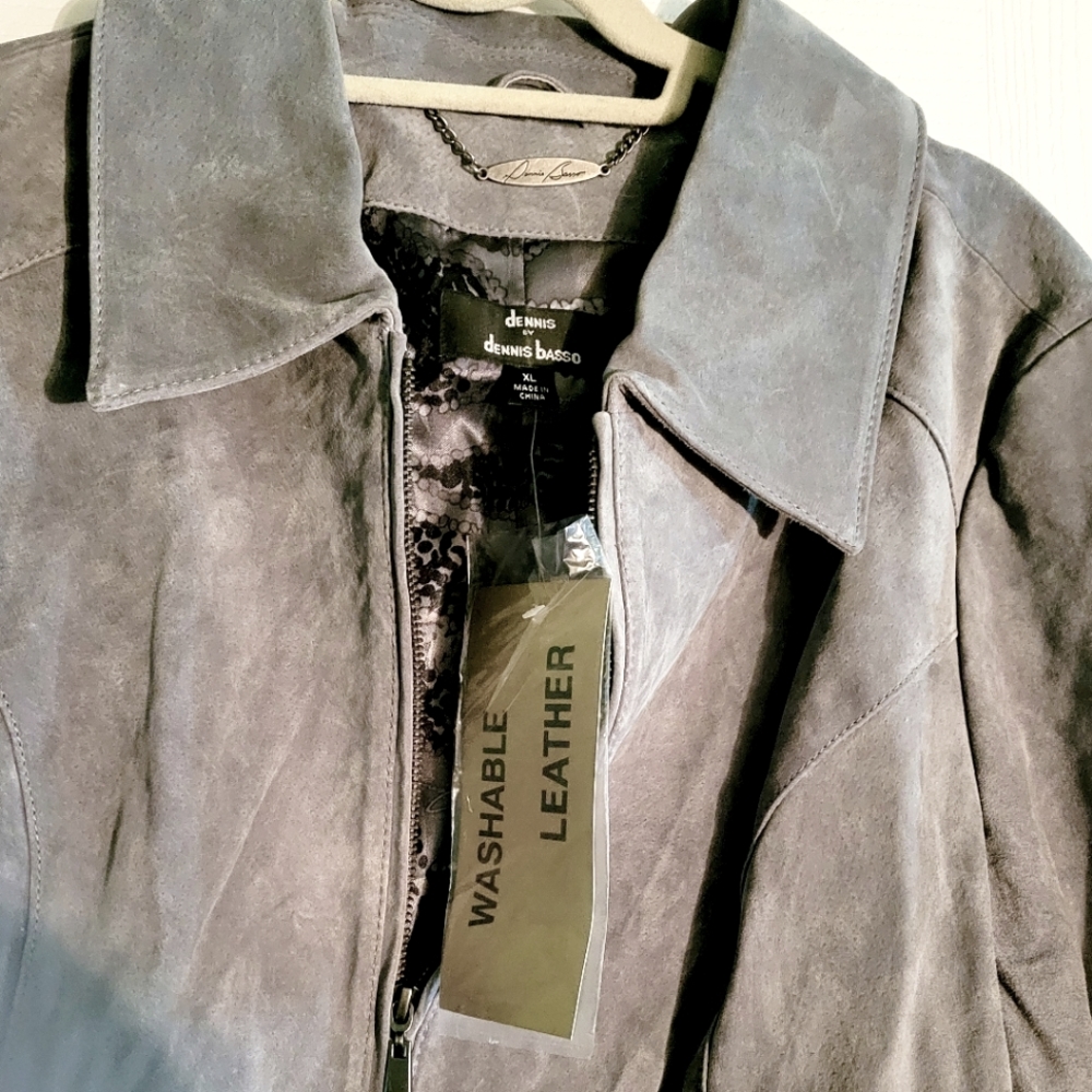 Dennis Basso Suede Jacket